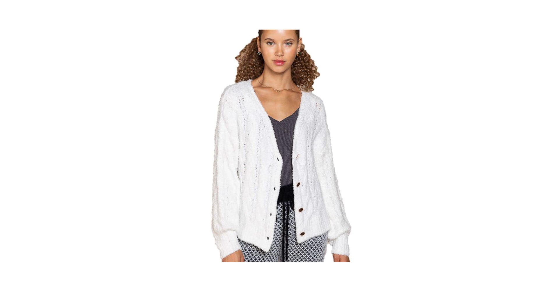 トップス theredthread S wire tie cardigan / white THEREDTHREAD】S wire tie cardigan